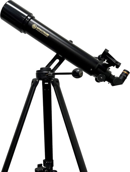 SpectrumOI Telescope for Kids, Telescope for Adults Astronomy Gifts for Kids 8-12 - Premium Refractor 70mm Aperture with Carry Bag and Phone Holder