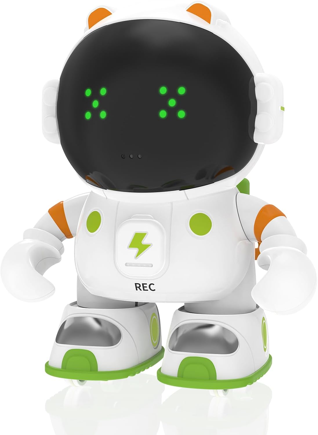KaeKid Astronaut Robots for Kids, Smart Talking Robotic with Touch Sensor, Voice Control, Speech Recognition, Sing, Dance, Repeat and Record, Rechargeable Robot Toy for 3-8 Year Old Boys Girls