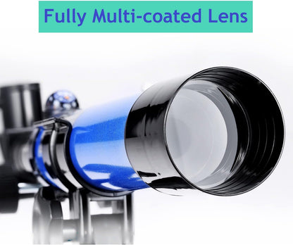 Kids Telescope 400x40mm with Tripod & Finder Scope, Portable Telescope for Kids & Beginners, Travel Telescope with 3 Magnification Eyepieces and Moon Mirror