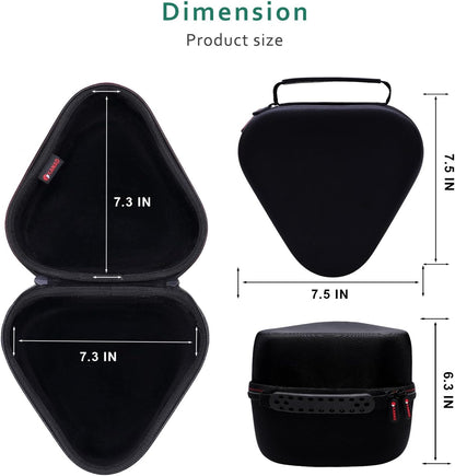 XANAD Hard Carrying Case for Wonder Workshop Dash Robot or Cue Coding Robot - Travel Storage Protective Bag Black