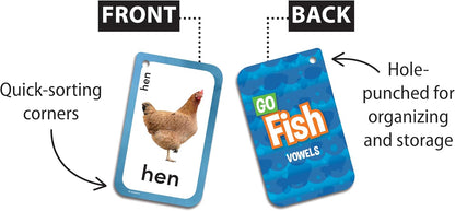 Go Fish Vowels Flash Cards (EP62049)