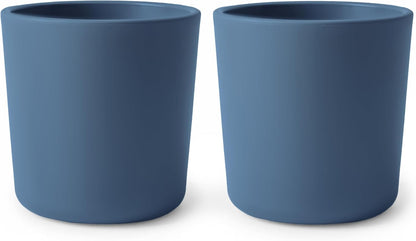 mushie Dinnerware Cups For Kids | Made in Denmark, Set of 2 (Ivory) - Colors B