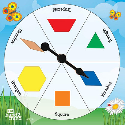 hand2mind Foam Pattern Blocks, Foam Shapes, Geometric Shapes for Kids, Pattern Play, Toddler Pattern Blocks, Shapes for Kindergarten, 3D Shapes Manipulatives, Sorting Math (Set of 100)