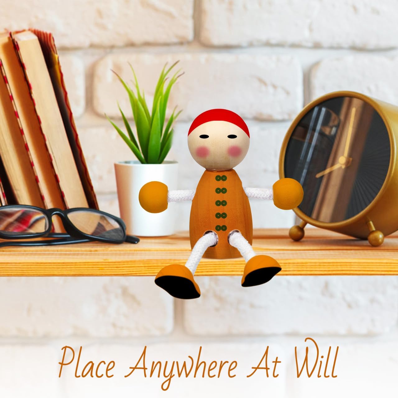 Tofficu 4pcs Unfinished Wooden Peg Dolls for Painting DIY Craft Peg People Figures for Teens Mini Natural Wood Figurines for Arts and Crafts Projects