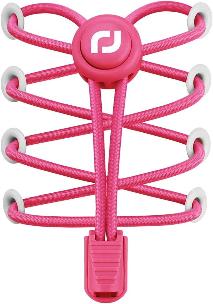RJ-Sport Tieless Elastic Shoe Laces - Heavy Duty No Tie Shoelaces for Kids and Adult with Strong Lock and Speed Shoestrings