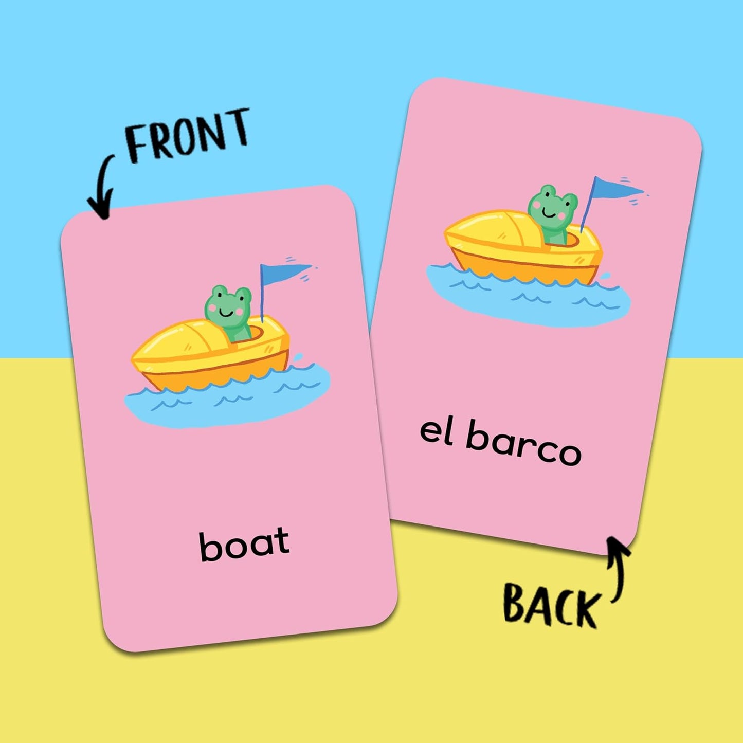 100 First Words Flash Cards for Toddlers: English-Spanish Bilingual: Primeras 100 palabras tarjetas didacticas para ninos pequenos