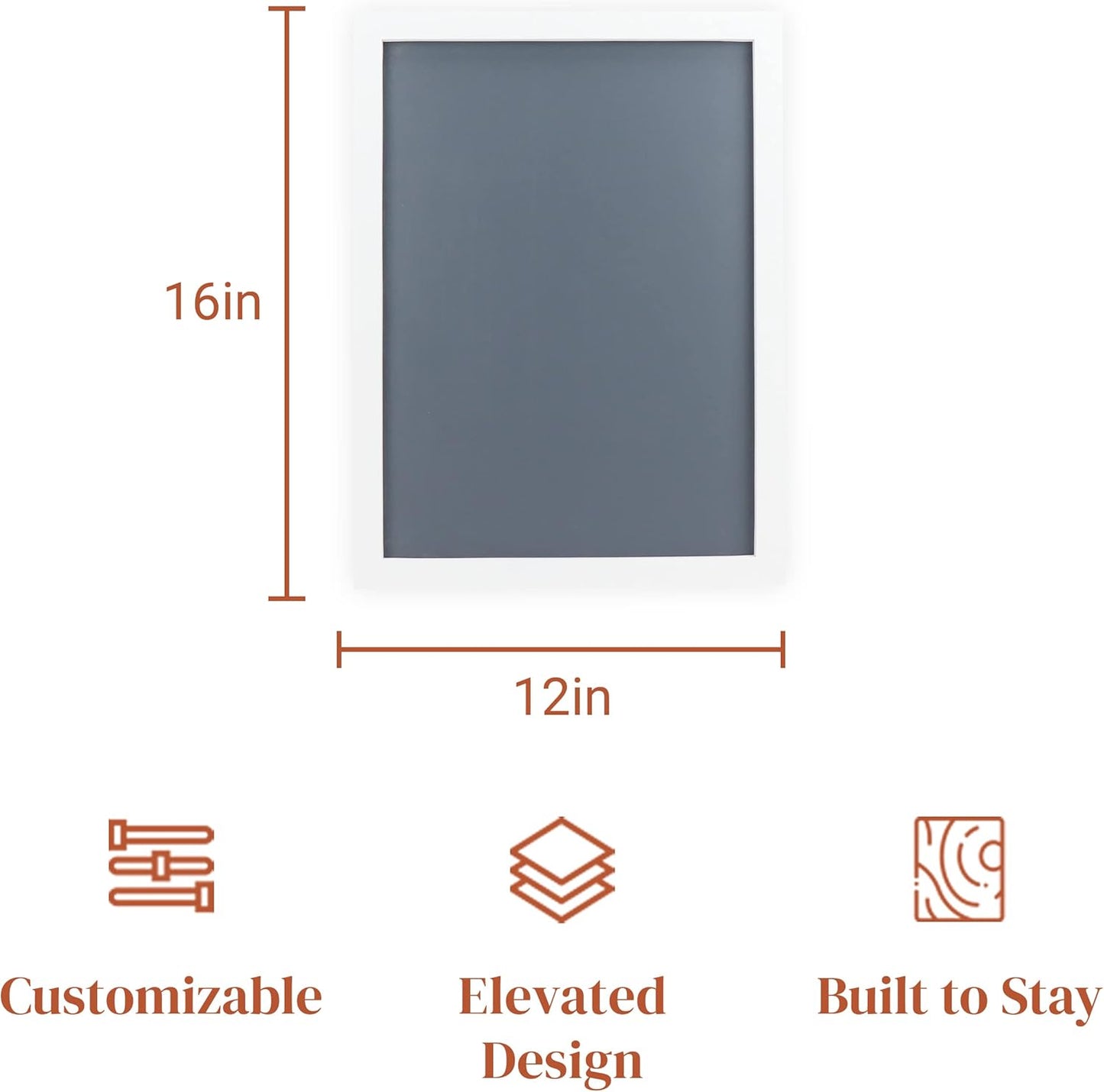Stiles 100 Piece Wooden Magnetic Letter Tiles - Grey
