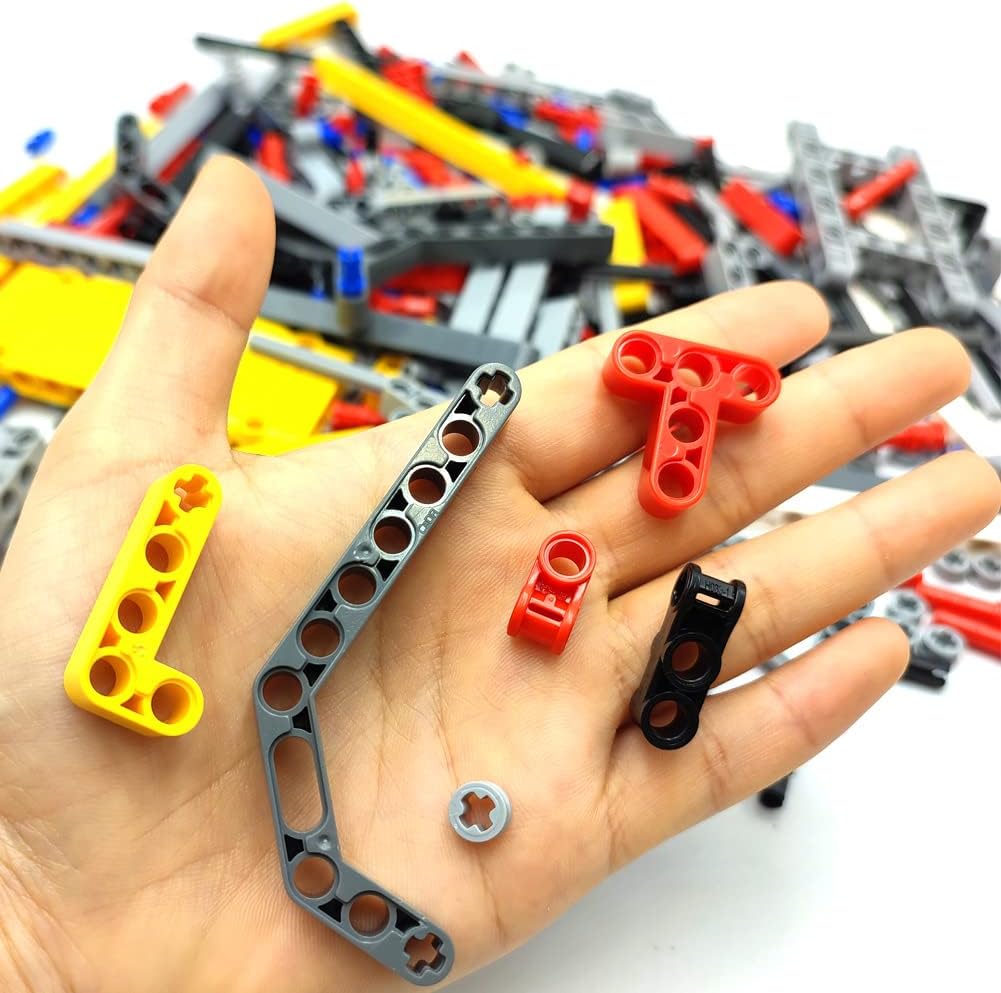 dspitwod MOC Technical Wheels Connectors Rack Gear Car Suspension Building Brick Accessories Pieces Sets STEM Learning Kits Engineering Toy Gift for Kids …