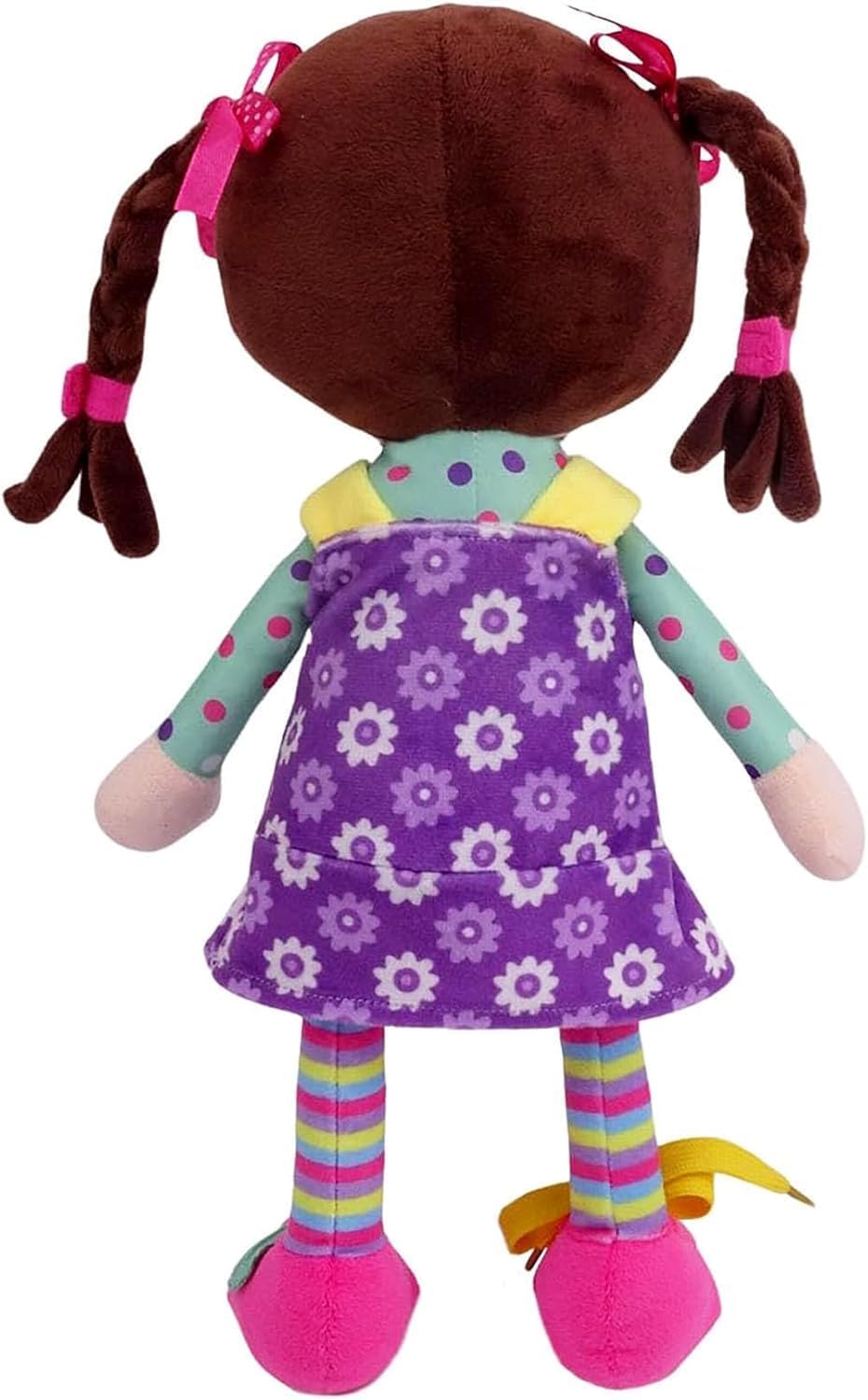 Snuggle Stuffs Sugar Snap Plush Learn to Dress Doll for Toddlers - 15" - Gifts for 2 Year Old Girls