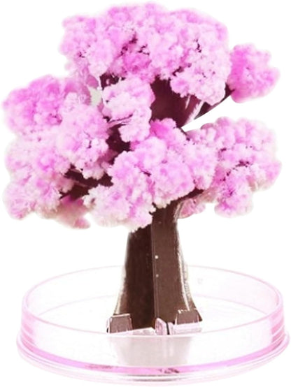 Crystal Growing Kit|Crystal Growing Kit, Mini Flower Tree Cherry Blossom Paper Trees Toys Desk Decor for Kids on Birthday, Christmas Style 2