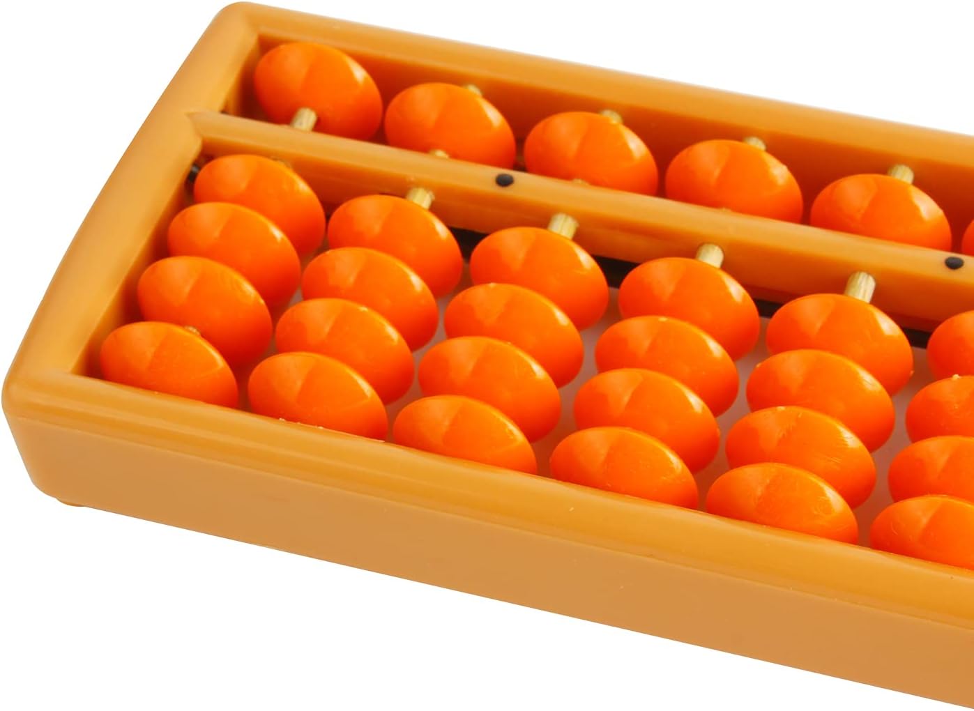 Larcele Bead Arithmetic Counting Abacus with Reset Button,13 Column SP-02 (Black 2)