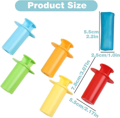 Unleash Creativity with 6 Unique Dino Molds Dough Toys Dough Accessories Set.Ideal as a Gift for Kids Aged 3-4-8 Years