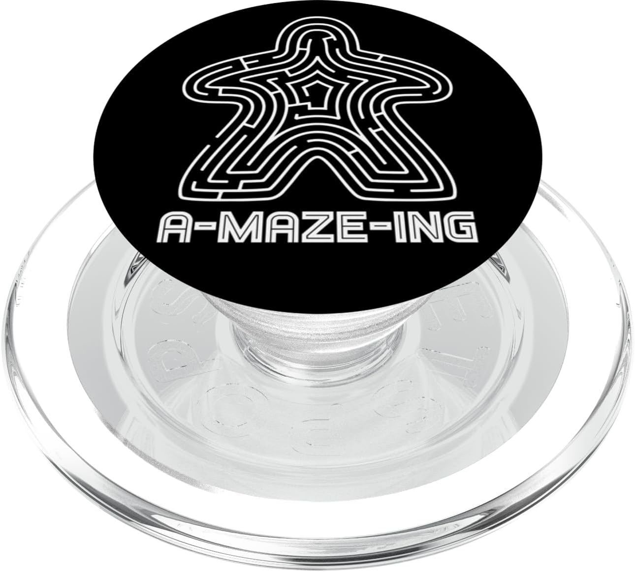 Meeple Maze for Board Game Lovers &Geeks,Tabletop Game Night PopSockets MagSafe PopGrip for iPhone