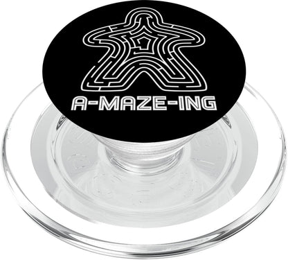 Meeple Maze for Board Game Lovers &Geeks,Tabletop Game Night PopSockets MagSafe PopGrip for iPhone