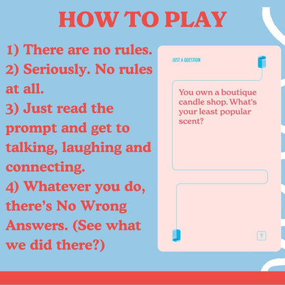 No Wrong Answers Junior - Hilarious Children's Card Game, Conversation Starter - Fun Activity for Family, Parties, Travel, Birthdays, Classroom, Camping, Team Building - Great Gift for Kids