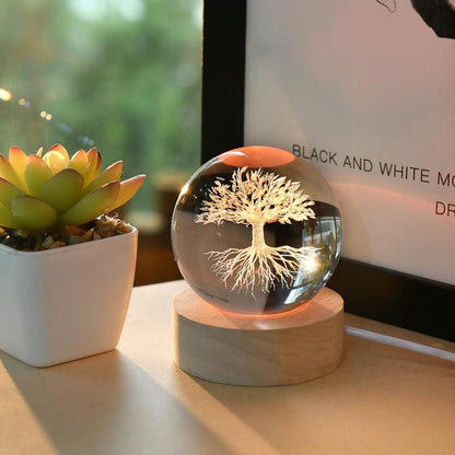 3D Solar System Crystal Ball Space Lover Model Themed Gifts 3D Planets Glass Ball 60mm Decorative Sphere Decor Astronomy Birthday Gift