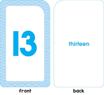School Zone Numbers 0-25 Flash Cards: Toddler, Preschool, Kindergarten, Learn Math, Addition, Subtraction, Numerical Order, Counting, Problem Solving, Ages 4+, Packaging May Vary