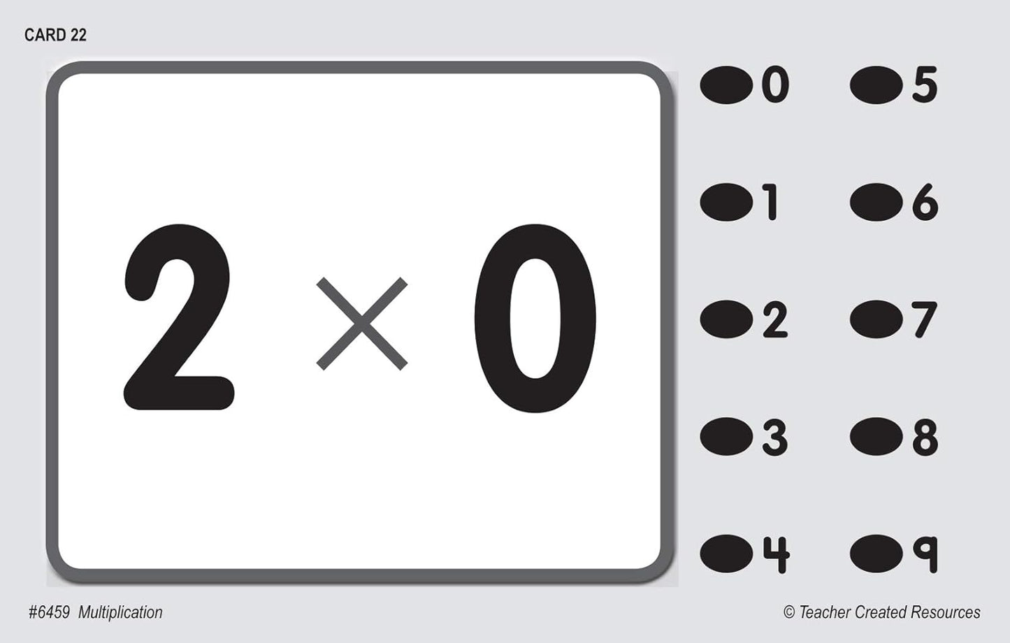 Teacher Created Resources Power Pen Learning Cards: Multiplication (6459)
