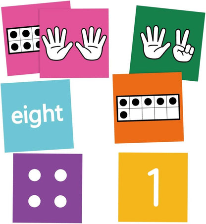Eamay Hundreds Pocket Chart with 130 Number Cards, Number 1-100 Board Pocket Chart for Teacher Lessons in a Classroom or for Use at Home (100 Pockets)