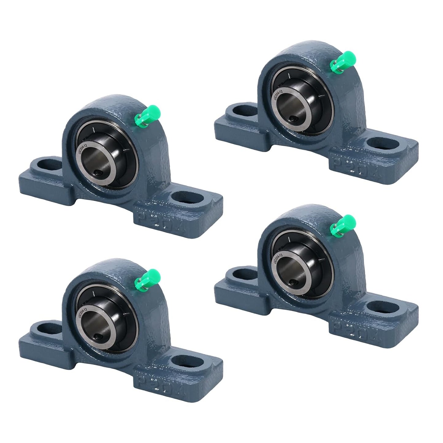 UCP202-10 Pillow Block Bearing,5/8" Bore Mounted Pillow Bearing Cast Iron Base -Self Aligning Chrome Bearing,2 Pcs