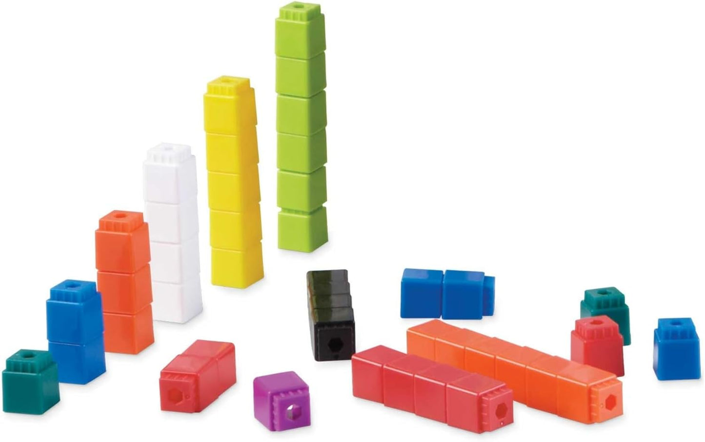 hand2mind Interlocking UniLink Math Linking Cubes, Teacher Counting Blocks for Math, Counting Cubes for Kids Math, Classroom Manipulatives for Elementary, Counters for Kids Math (Set of 2000)