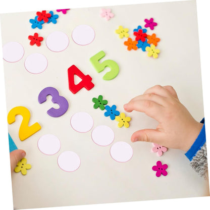 Toddmomy 100Pcs Translucent Bingo Markers Plastic Bingo Counting Chips for Games Math Learning and Rewards Tokens for