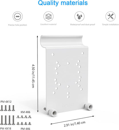 Vinyl Siding Mount for AOSU SolarCam D1 SE/Lite/Max,eufy Solocam S340/E30,Reolink Argus PT 3MP/4MP/5MP/2K/4K/8MP,ANSQUE Security Cameras (GU01/SA01), Cinnado B6 Security Camera Kit (White)