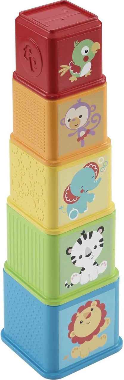 Fisher-Price Stack & Explore Blocks, Set of 5