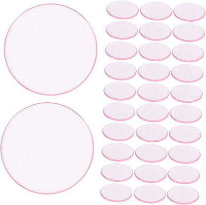 Toddmomy 100Pcs Translucent Bingo Markers Plastic Bingo Counting Chips for Games Math Learning and Rewards Tokens for