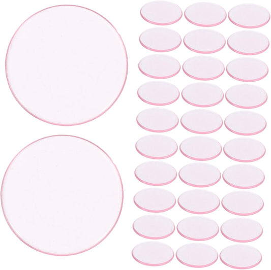 Toddmomy 100Pcs Translucent Bingo Markers Plastic Bingo Counting Chips for Games Math Learning and Rewards Tokens for