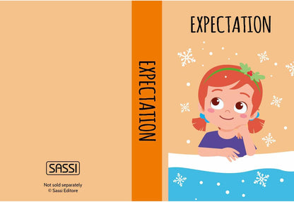Sassi: My First Library - Emotions- 8 Cardboard Mini-Book Set, Feelings Development, Rhyming Stories, Portable Box, Read-Learn-Play, Kids-Toddlers 2+