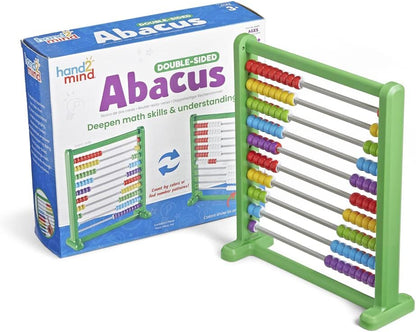 Hand2Mind Color Changing Plastic Abacus, Abacus for Kids, Math Manipulatives, Counting Rack, Educational Toys for Elementary Kids (Set of 1)