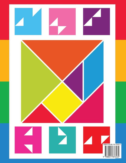 Tangram Book for Kids with Geometric Shapes: 21 Geometric Shapes Tangrams for Kids Puzzles, Tangram Puzzle for Kids