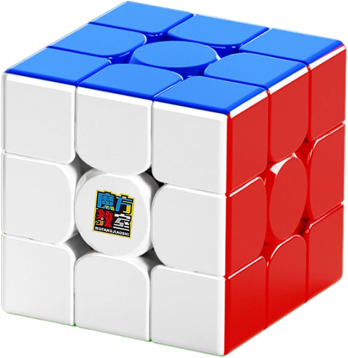 CFMOUR Speed Cube 3x3x3 - Moyu Meilong 3C, Stickerless Magic Cube 3x3, Fast Smooth Turning Vivid Colour 3D Puzzle Brain Toy Travel Games, Turns Quicker Than Original