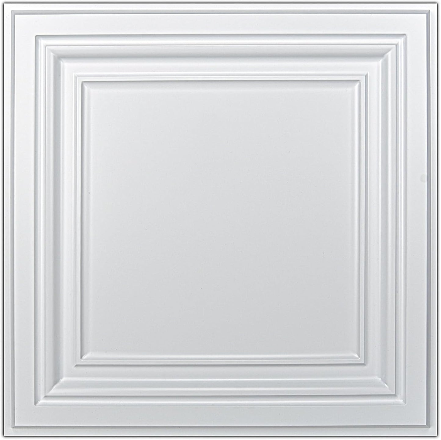 Art3d PVC Ceiling Tiles, 2'x2' Plastic Sheet in Black (12-Pack)