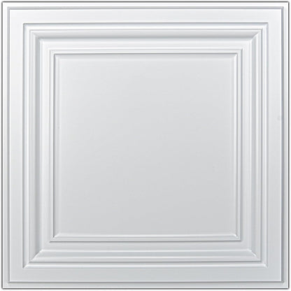 Art3d PVC Ceiling Tiles, 2'x2' Plastic Sheet in Black (12-Pack)