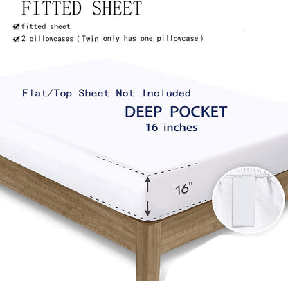Erosebridal Chemistry Lab Fitted Sheet Twin Size Chemical Equation Bed Sheets for Boys Girls Chemical Elements Science Theme Bed Set Teens Kids Science Students Bedding Set School Dorm Room Decor