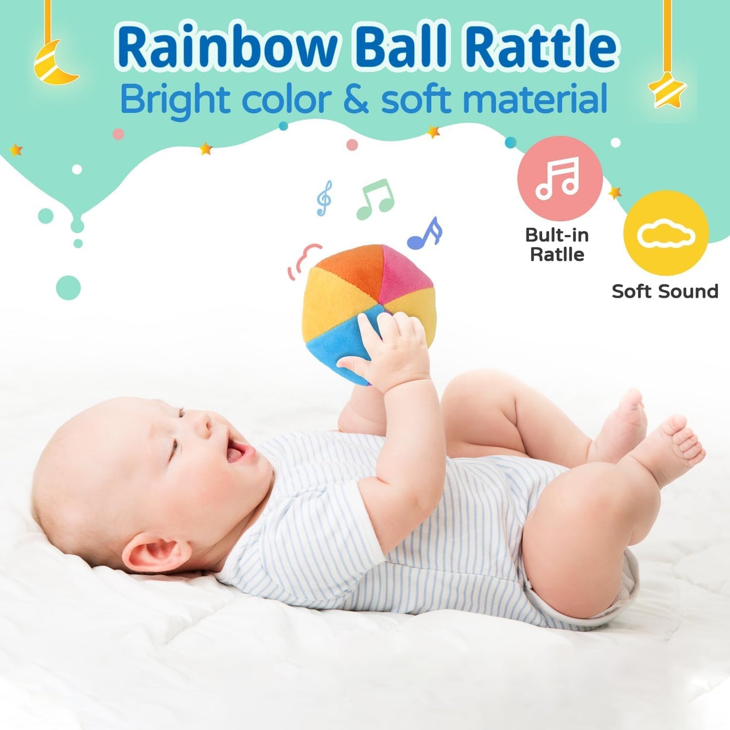 Dulsaera Montessori Toys for 1 Year Old, 6-in-1 Baby Toys 6-12 Months Educational Toys for 1 Year Old Developmental Learning Toy Infant Birthday Gifts for Boys Girls Babies