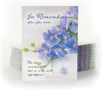 Grateful Memories Dove with Bird and Butterfly Mix Seed Favor Packets - Gardening Gifts - Wild Flower Seeds for Planting - Garden or Indoor Plant Flowers - Growing Plants in Memory