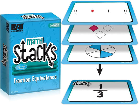 EAI Education Math Stacks Fraction Equivalence Game: Grades 3-5