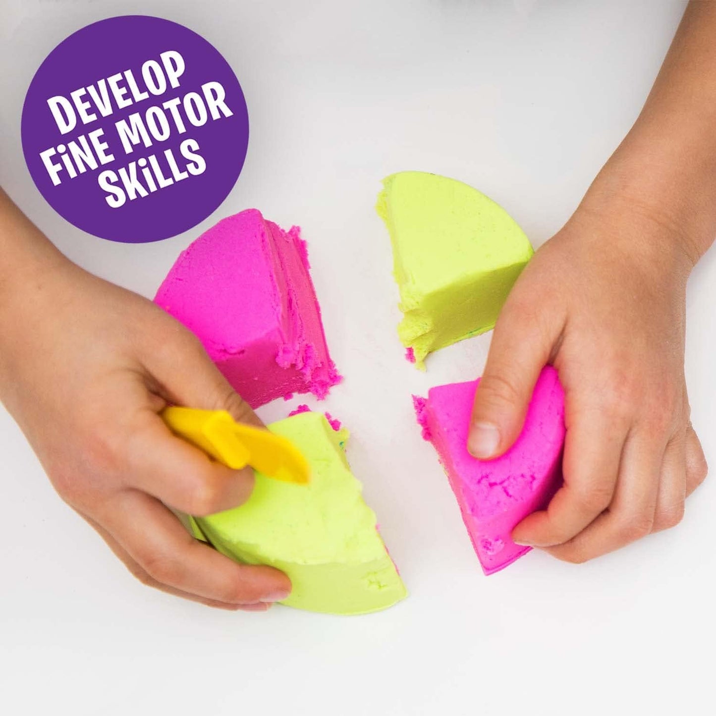 Educational Insights Playfoam Sand 8-Pack - Preschool Sensory Toys for Kids 3-5, Non Toxic Play Sand Kit for Toddlers, Classroom and Home Sensory Bin Filler, Mess Free Slime Alternative