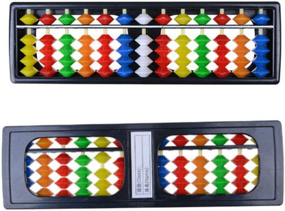AKOAK Plastic Abacus 13 Digits Rods with Colorful Beads Abacus Arithmetic Soroban Calculating Tool for Kids with Stylus