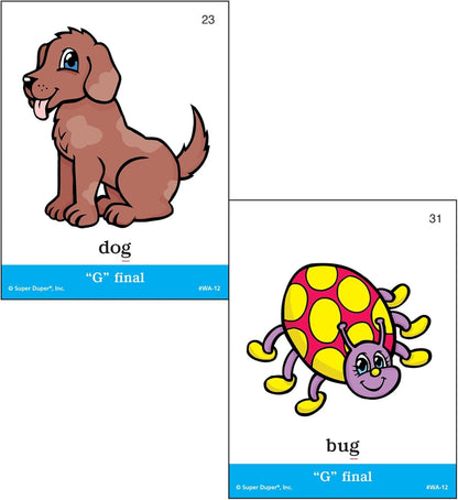 Super Duper Publications | Articulation G Sound Fun Deck | Vocabulary and Language Development Flash Cards | Educational Learning Materials for Children