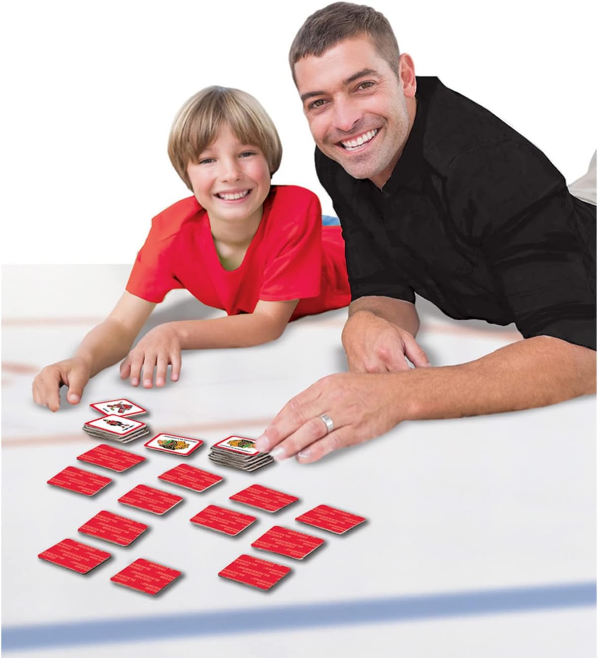MasterPieces NHL Chicago Blackhawks Matching Game, For Ages 3+ - Fun Family Entertainment for Kids and Adults - Educational, Engaging, and Perfect for Game Night, Interactive Classroom Activities
