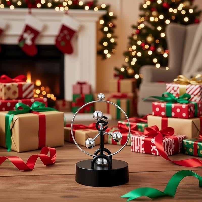 Perpetual Motion Kinetic Art Swing Physics Mechanics Balance Physics Desk Home Decor FN29
