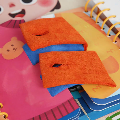 Montessori Wooden Multi-Layer Dressing Busy Board, Life Skills Toy for Toddlers