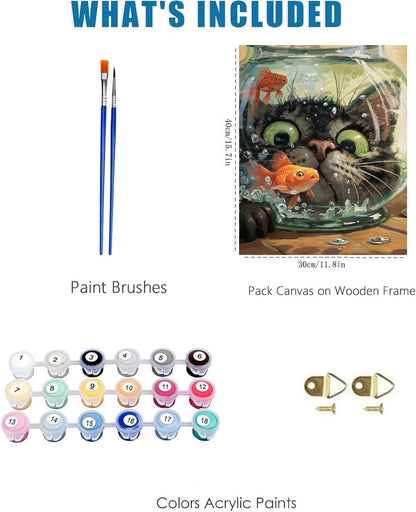 Paint by Numbers for Adults and Kids Beginner, 3 Pack Green Boho Palm Leaf Sun Moon Line Beige Painting by Number Kits On Canvas, Number Artist Paint by Number Kit DIY Acrylic Paints, Home Wall Decor