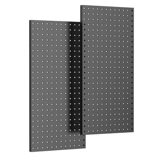 TORACK 3-Pack 12x24 inch Metal Pegboard Panels for Garage Wall, Tools Organizer Pegboard for Workbench, Workshop, Modular Peg Board Tool Storage Board for Pegs(Black)
