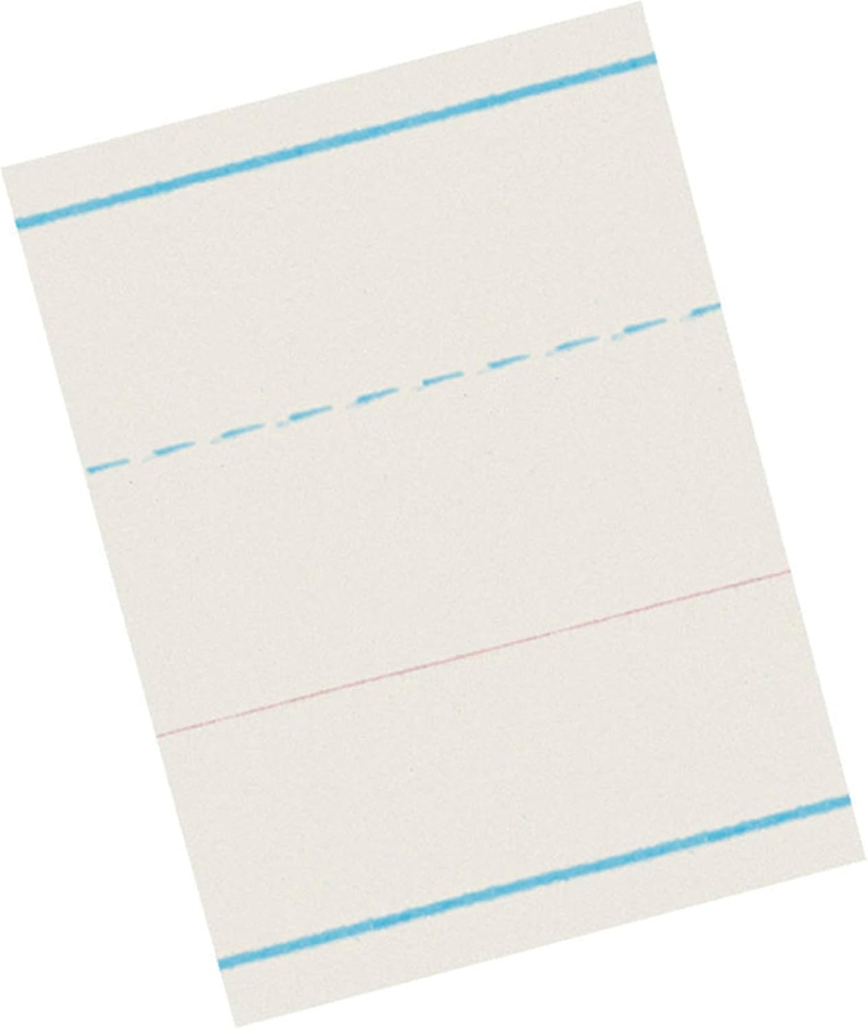 School Smart Zaner-Bloser Writing Paper, Handwriting Practice Lined Paper, Grade 2 to 3 Learning, 1/2 Inch Rule, 10-1/2 x 8 Inches, 500 Sheets