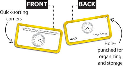Teacher Created Resources Telling Time Flash Cards Deluxe Set (EP62106)
